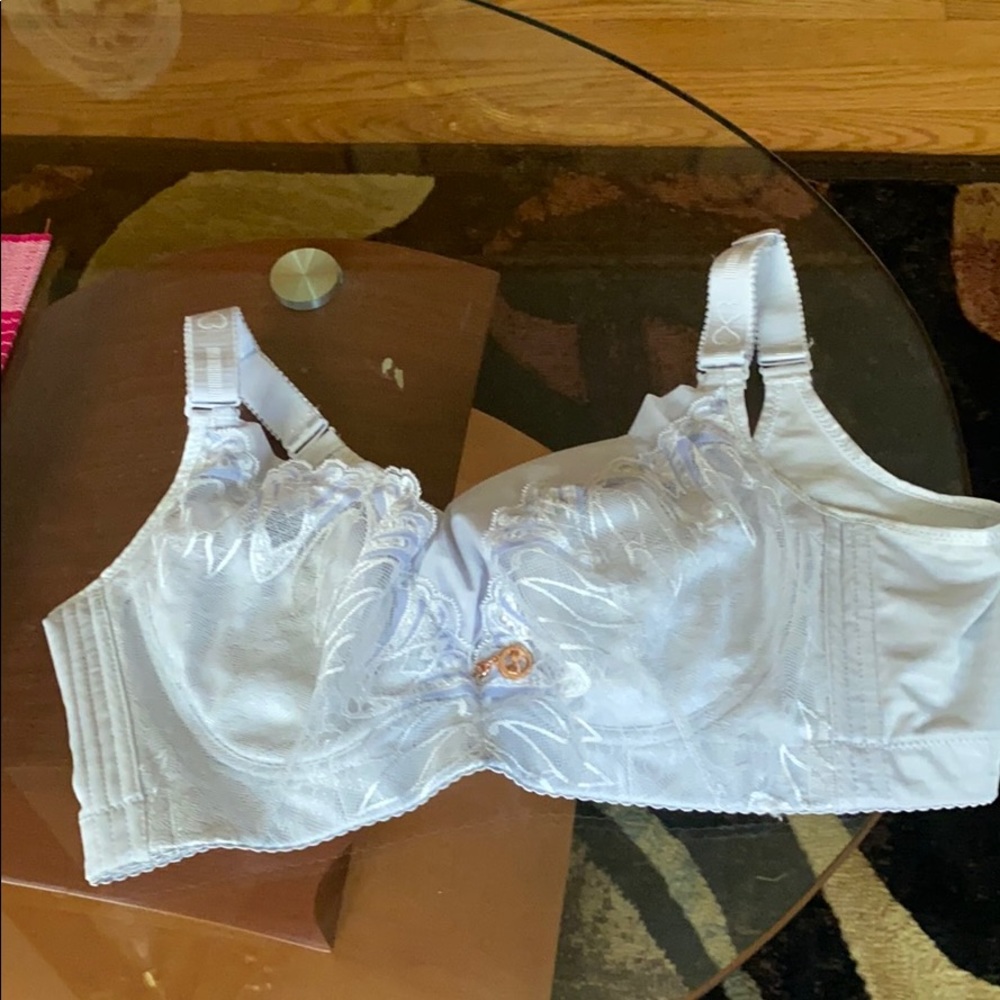 Only hearts Gray color soft lady bras wide back brand new